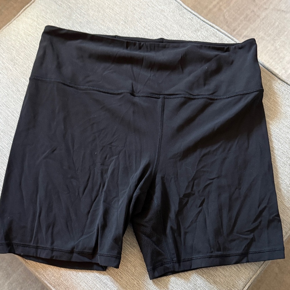 Athleta Black High-Rise Bike Shorts